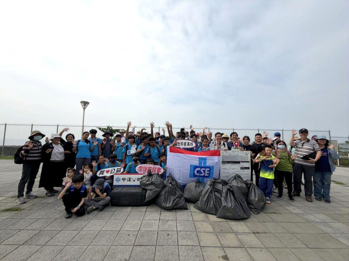 為海洋永續盡心力，中運淨灘守護蚵仔寮海岸